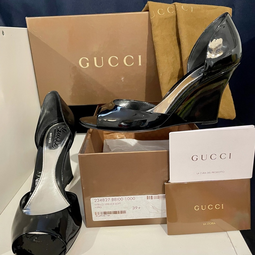 Gucci Wedge Heel Pumps